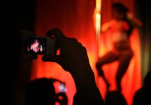 A stripper, just not at a funeral.