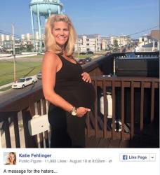 Pregnant meteorologist has a 'message for the haters'