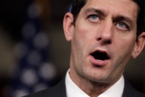 House Budget Committee Chairman Paul Ryan (R-WI) takes questions during a news conference at the US Capitol, December 7, 2011 in Washington, DC.