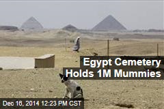 Egypt Cemetery Holds 1M Mummies