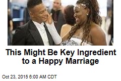 This Might Be Key Ingredient to a Happy Marriage