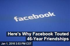 Here's Why Facebook Touted 46-Year Friendships
