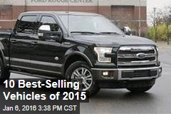 10 Best-Selling Vehicles of 2015