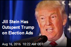 Jill Stein Has Outspent Trump on Election Ads