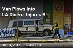 Van Plows Into LA Diners, Injures 9