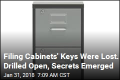Filing Cabinets' Keys Were Lost. Drilled Open, Secrets Emerged